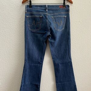 The Club Flare AG Adriano Goldschmied Dark Wash Jeans Vintage VTG 27 x 32